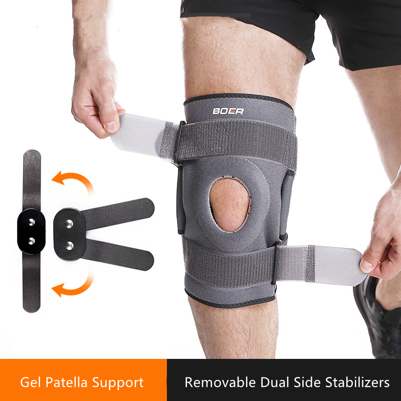 Dual Side Stabilizer, Meniscus Tear, Arthritis, Hinged Knee Brace Support