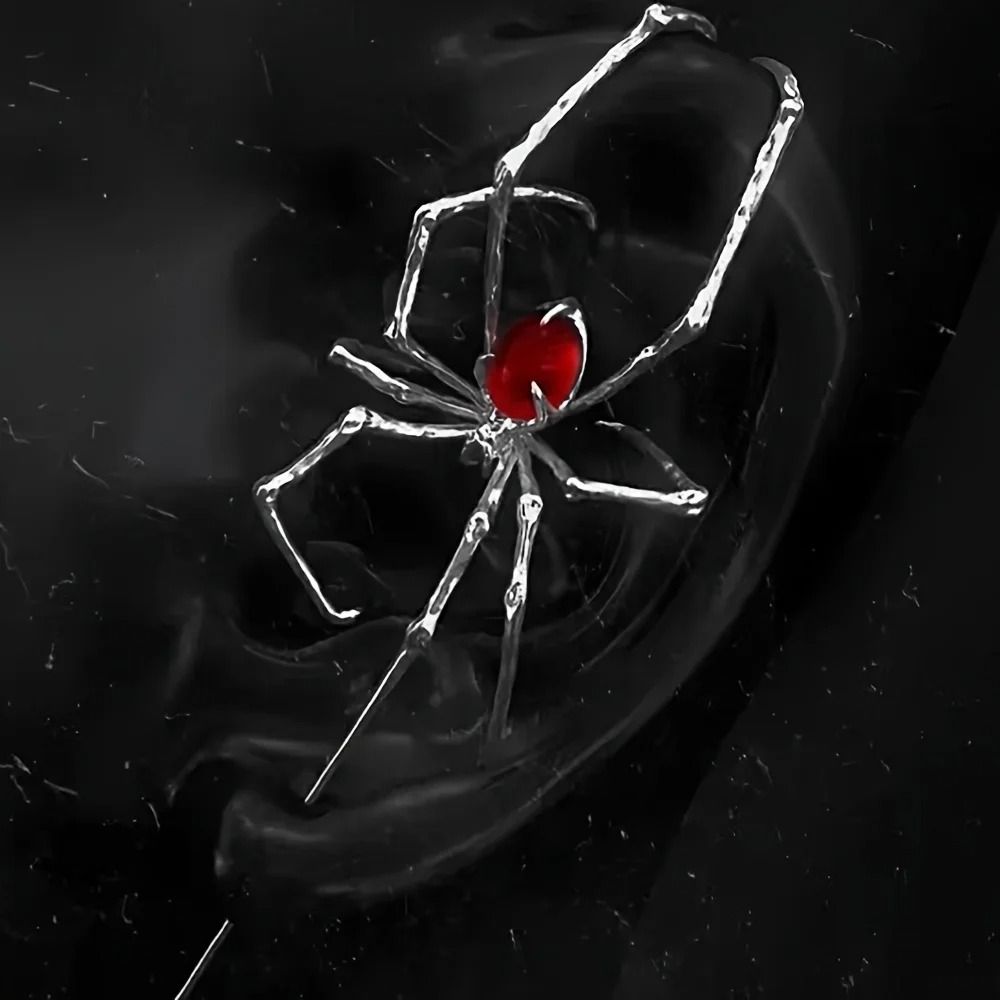 Gothic Dark Spider Crawl Pendants and Edgy Punk Aesthetic Jewelry Hardware