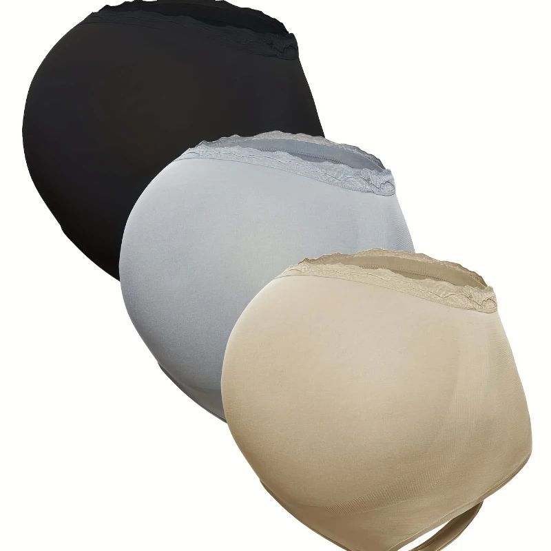 Seamless Maternity Shapewear Belly Support Pregnancy Panties 3 Pack
