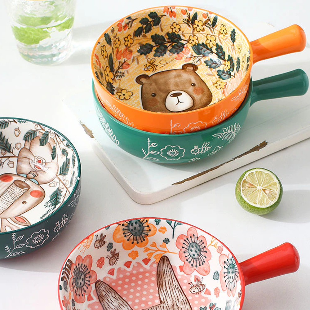 Single Handle Baking Bowl