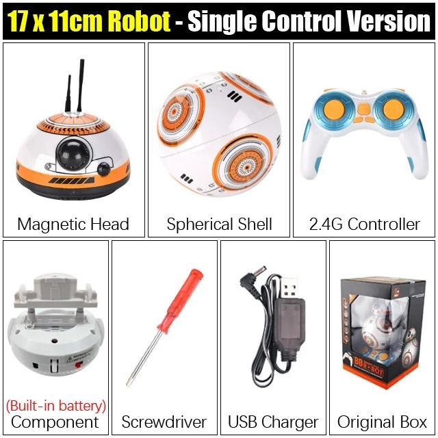 2.4G Intelligent RC Robot Car with Gesture Control and Sound Effects