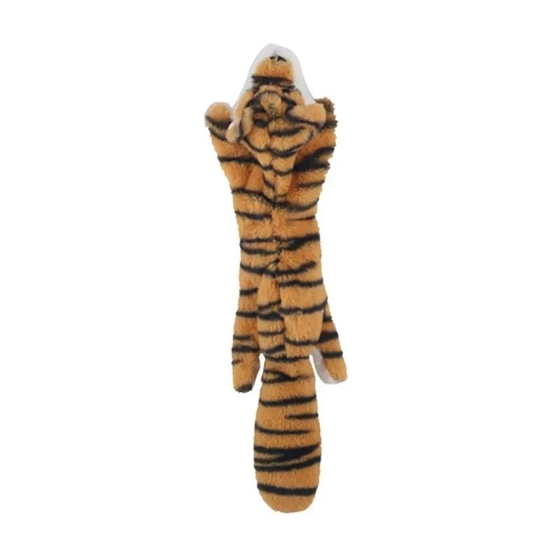 Mess-Free Stuffingless Plush Squeaky Dog Toy