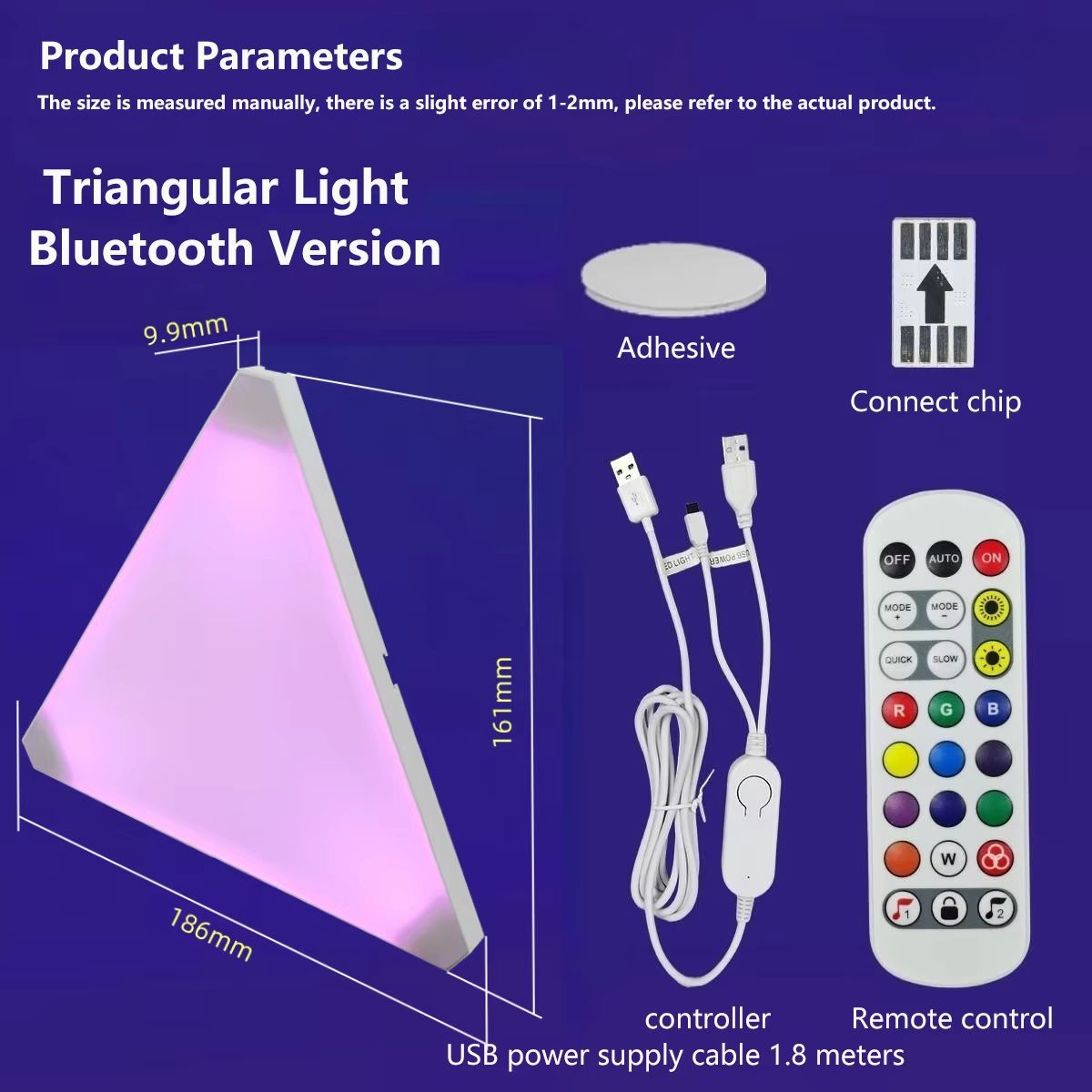 QuantumTriangle Pro Smart Ambient Wall Light Panel Set