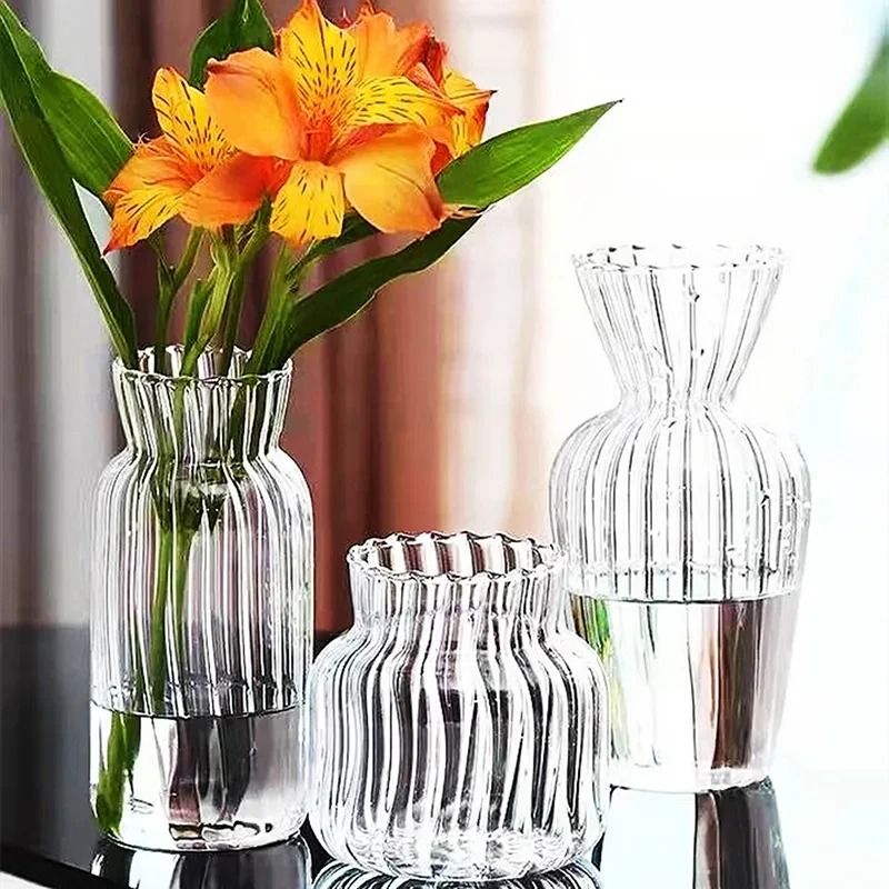 Nordic Creative Transparent Glass Hydroponic Terrarium