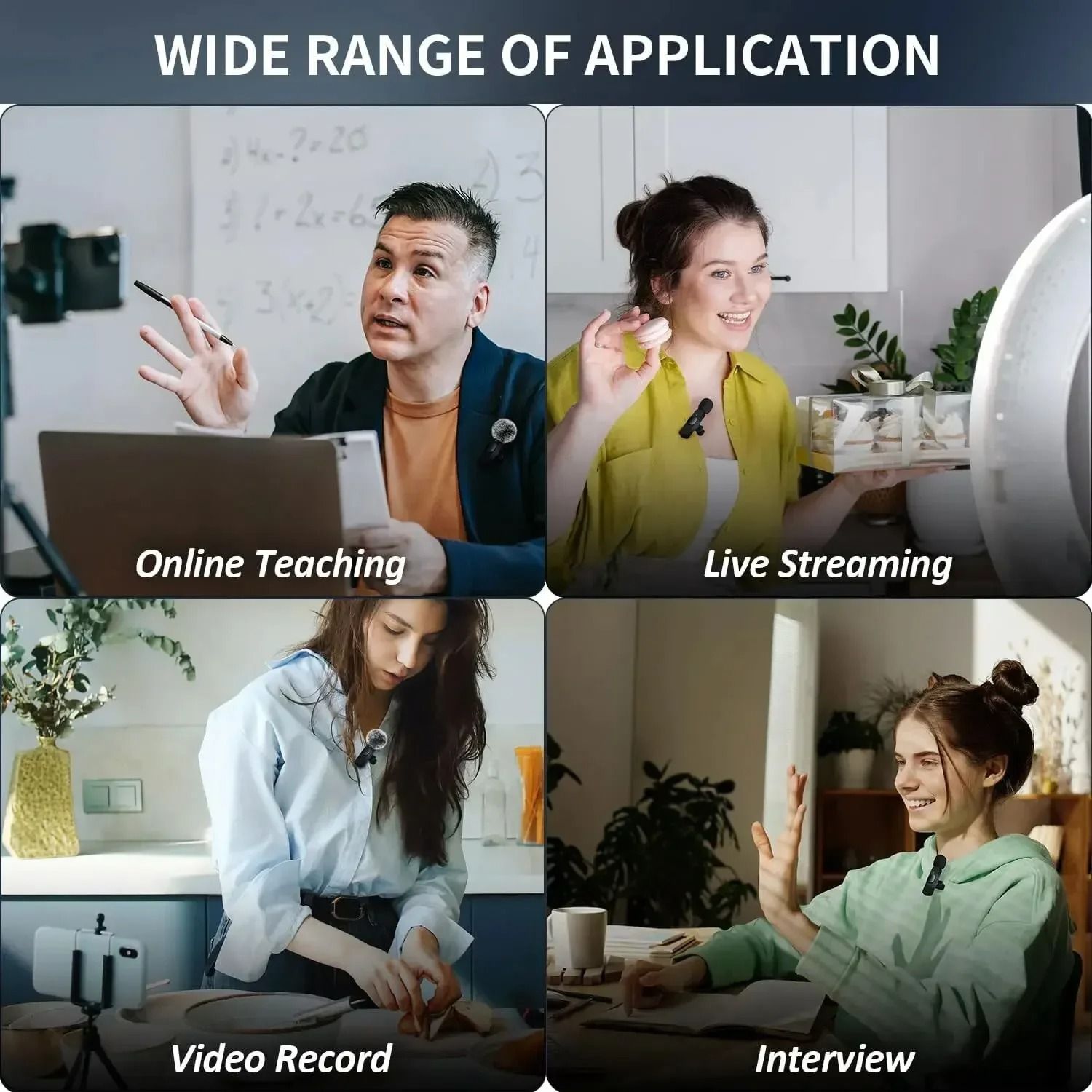 Wireless Lavalier Microphone Mini Mic