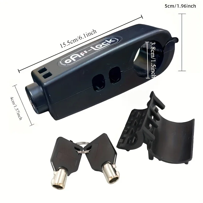 Mini Electric Vehicle Anti-Theft Lock Set, Bicycle Brake Handlebar Grip Throttle Lock for Scooters and Motorcycles