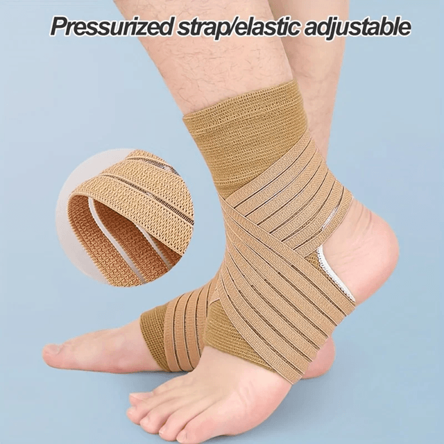 ProActive Adjustable Ankle Support Sleeves – Breathable Compression Braces for Sports, Running & Everyday Stability