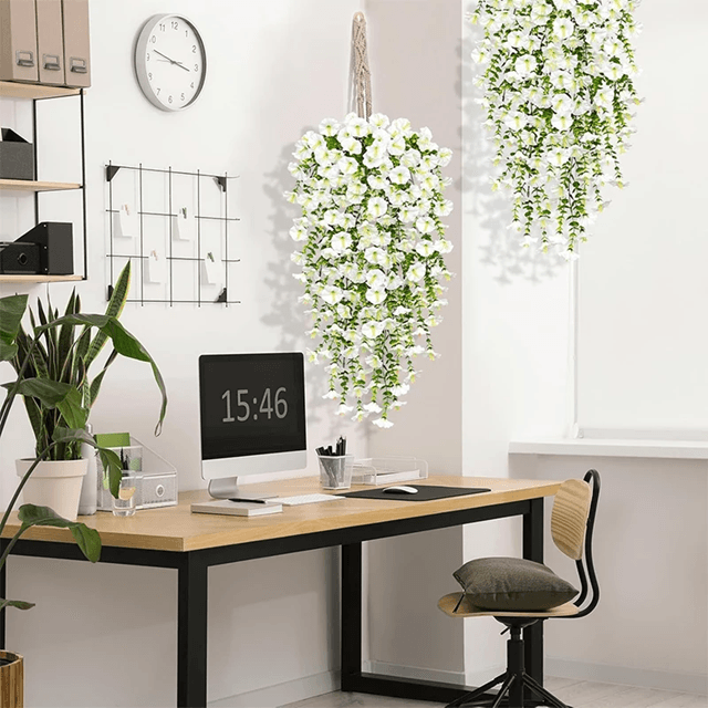 EverBloom Morning Glory Hanging Vine Decor