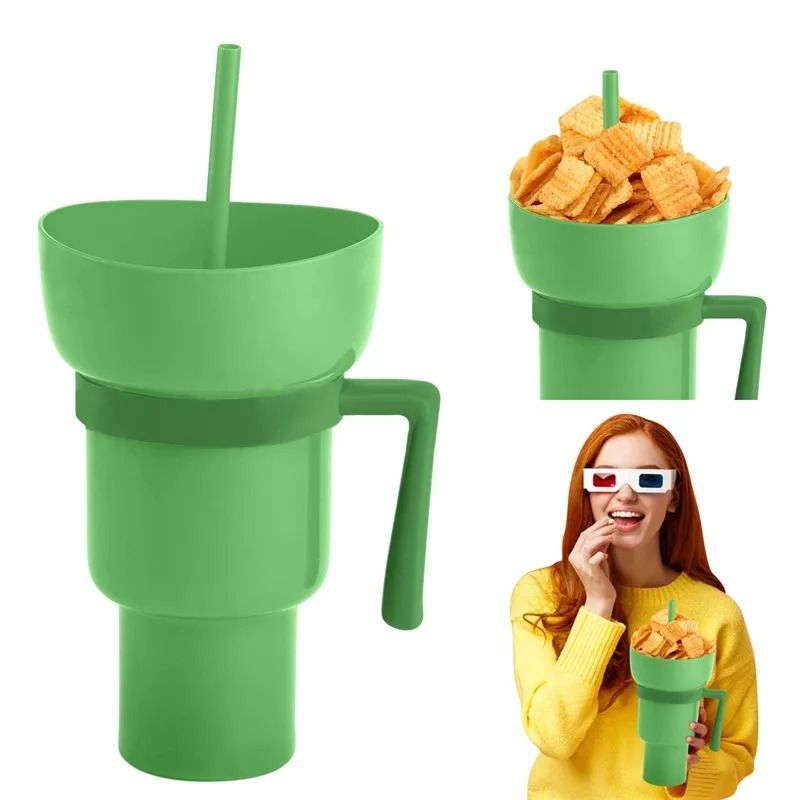2-In-1 Stadium Tumbler & Snack Cup