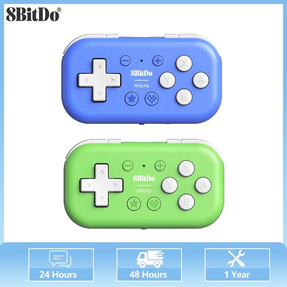 8BitDo Micro Bluetooth Gamepad Mini Controller for Switch Android iOS Raspberry Pi and Windows