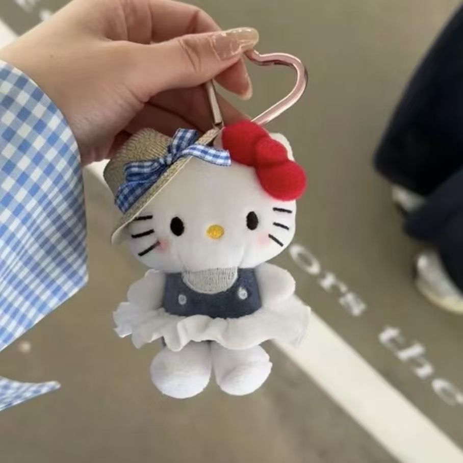 Hello Kitty Keychain Sunglasses Plush Backpack Charm Gift