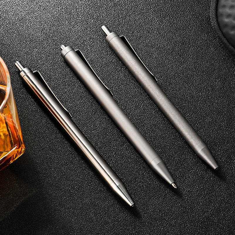 Premium Titanium Tactical Pen Refillable Everyday Carry Pen & EDC Tactical Tool