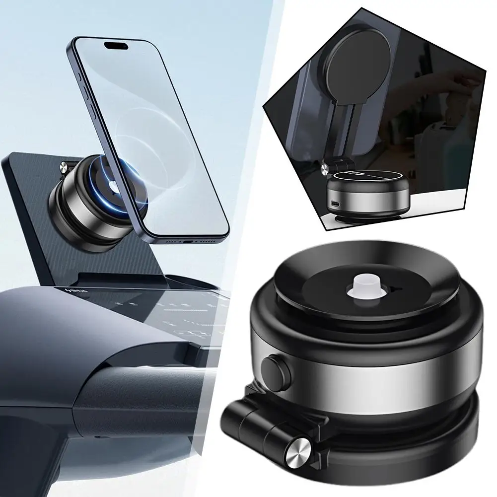 Vacuum Adsorption Car Phone Holder Accessories, Auto Dual Suction Cup, Bracket Holder Car Navigation Bracket