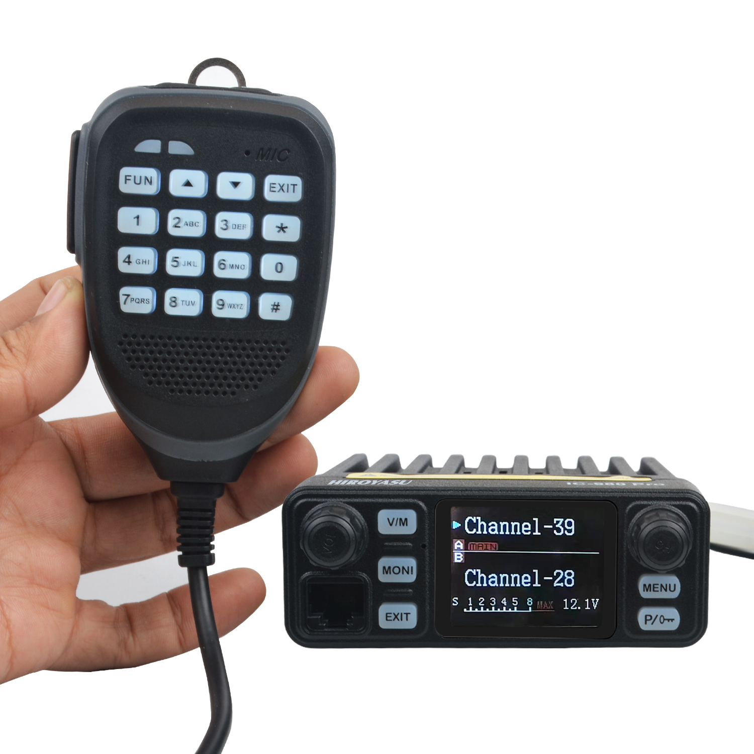 Dual Band Walkie Talkie UHF VHF Mini Radio with AI Noise Reduction