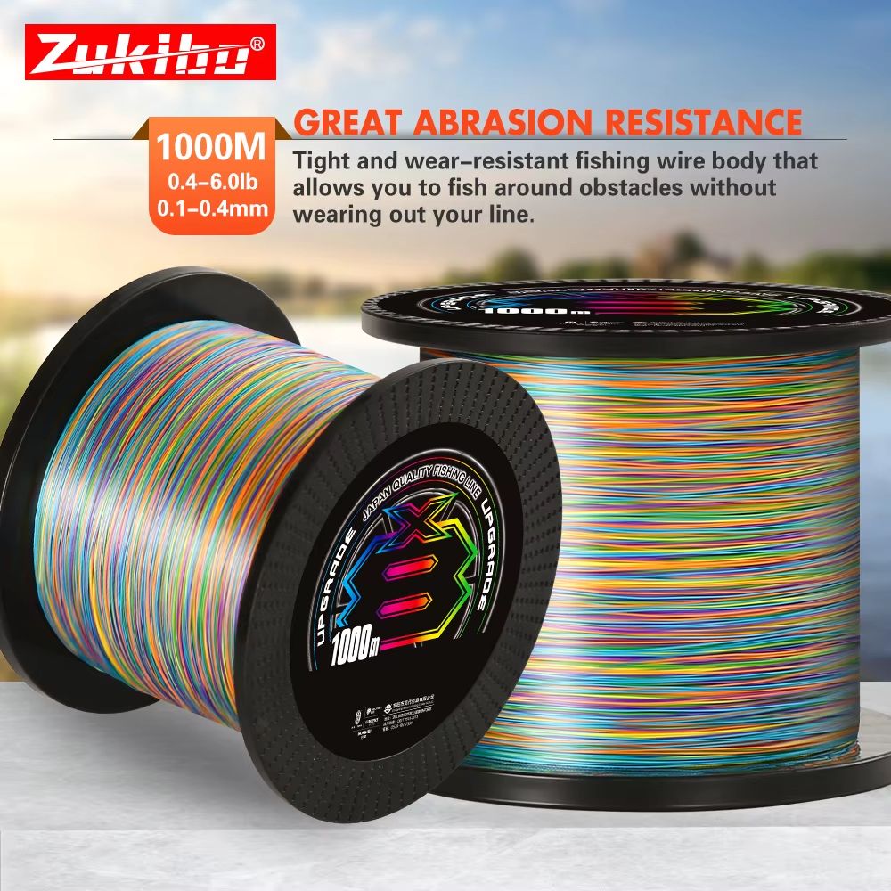 X Braid Upgrade X8 PE Fishing Line 8 Strand Super Strong Saltwater Multifilament Line 546.8yd 1093.6yd