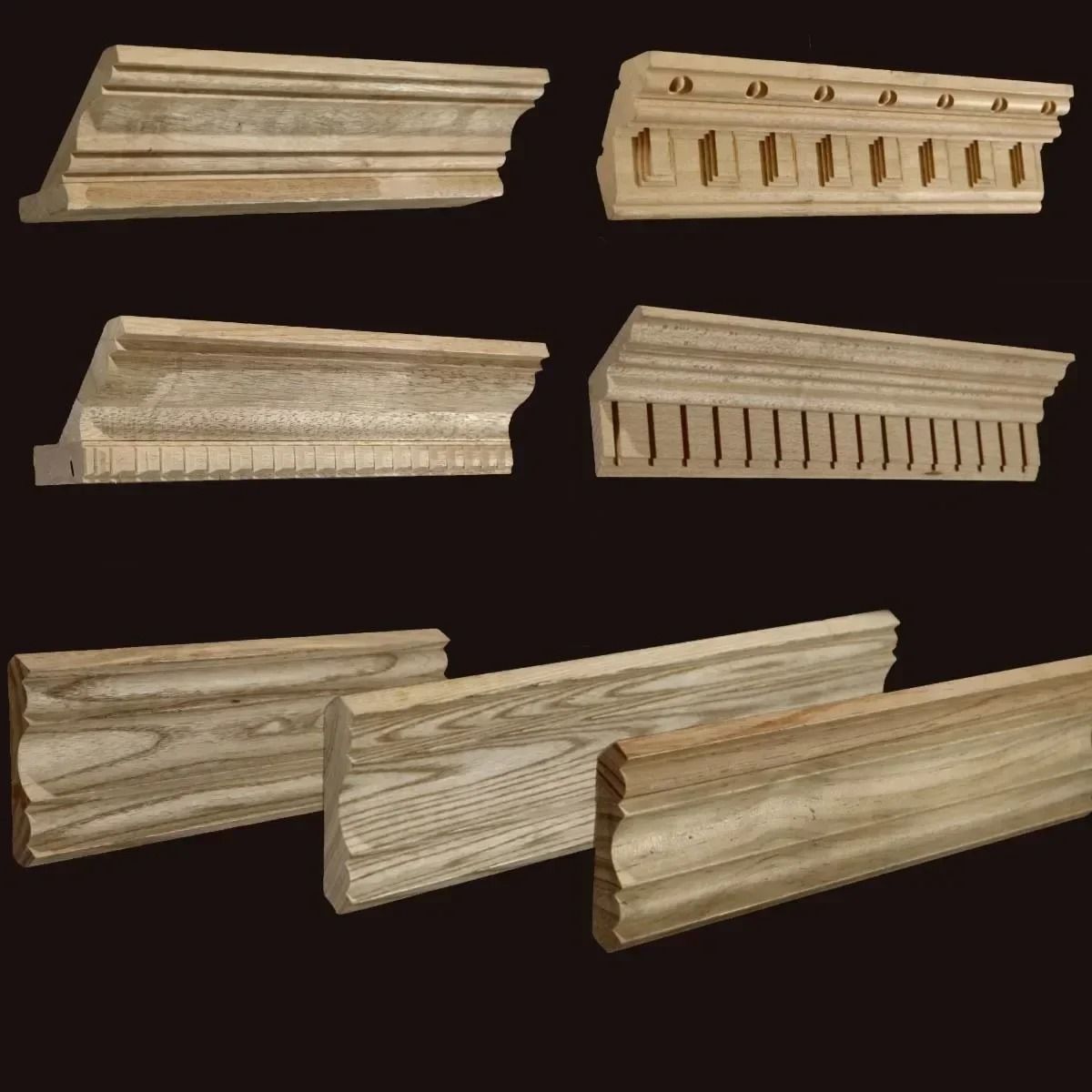 Architectural Narrative Trim – High-Definition Timber Miniature Sculpture