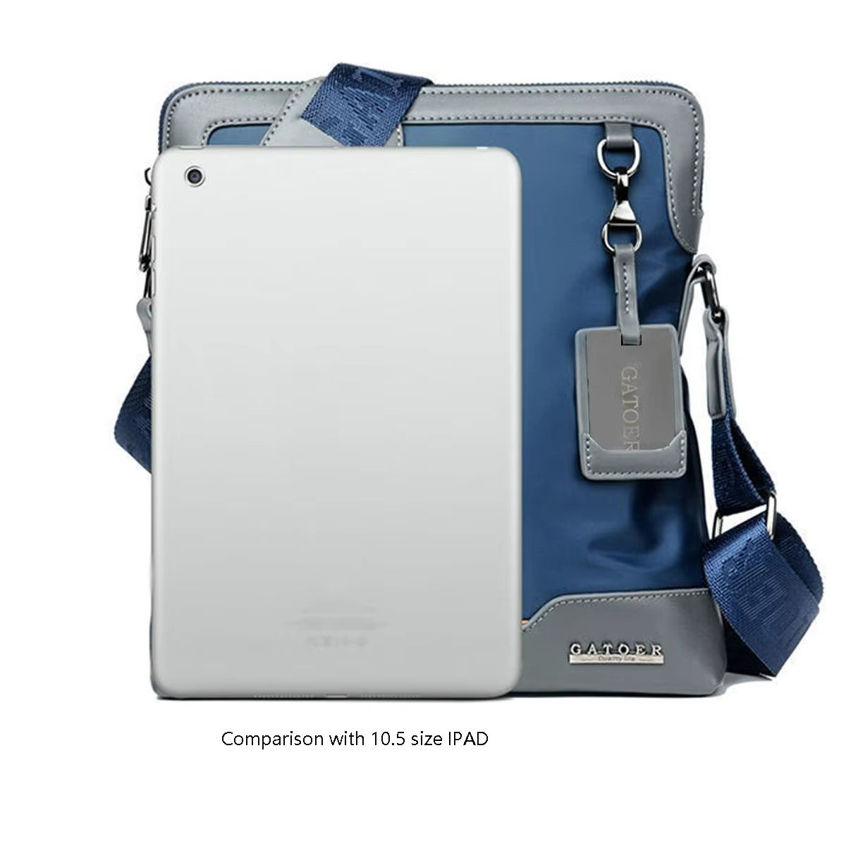 Men's Large Capacity Shoulder Bag – Durable PU Leather Crossbody with Spacious Design