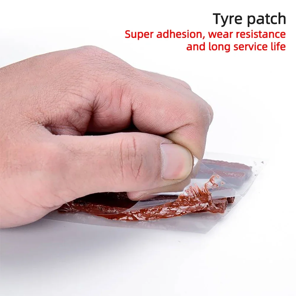 Car Tire Repair Kit Universal Emergency Puncture Plug Tools with Tyre Strips & Glue