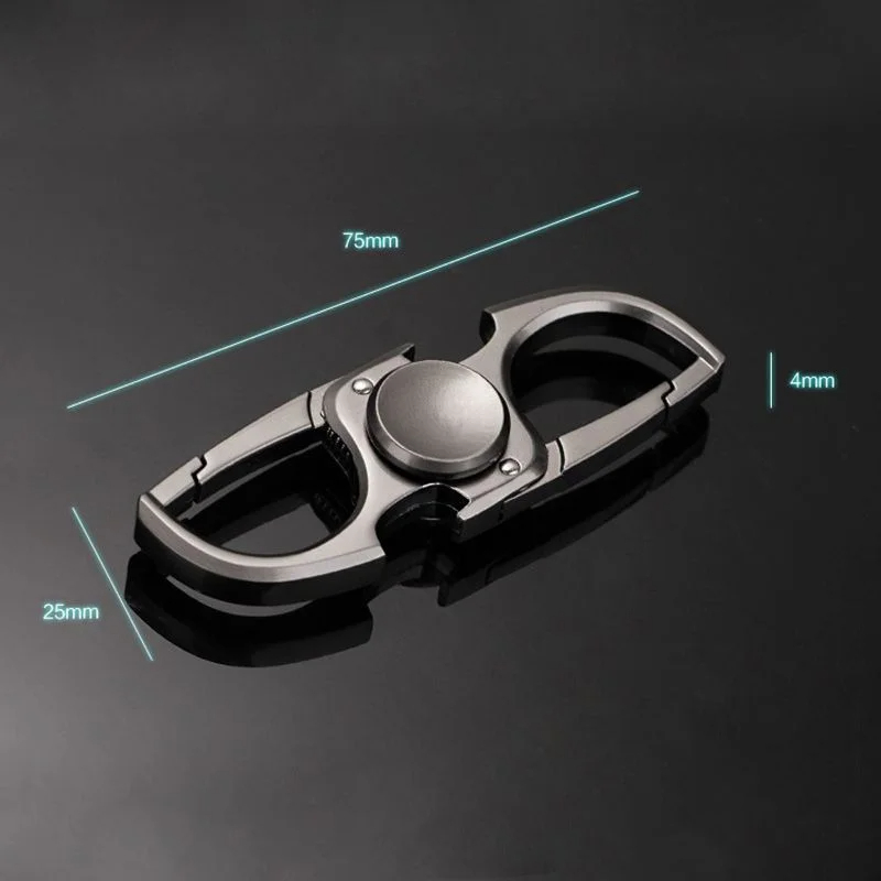 Anti-Anxiety Fidget Spinner Keychain Stress Relieving Finger Spinner with Bottle Opener