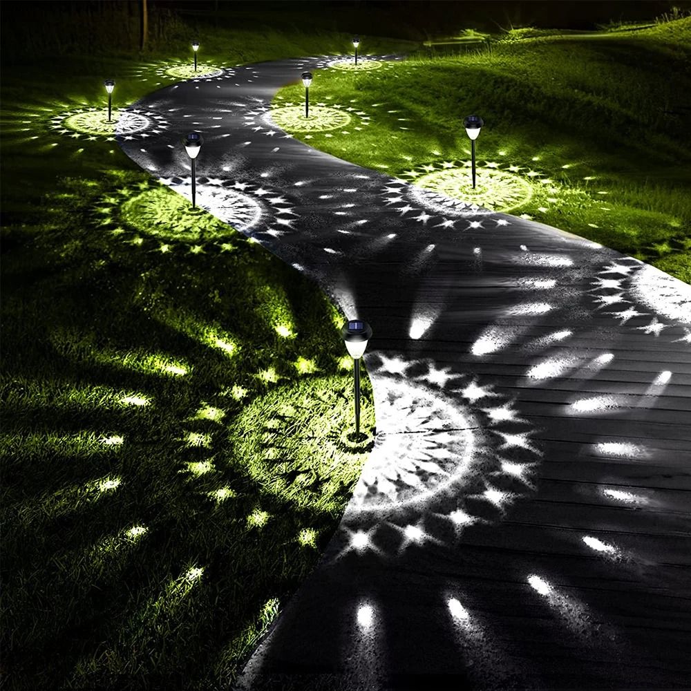 Super Bright Solar Pathway Lights | IP65 Waterproof LED Landscape Lighting & Decorative Garden Decor