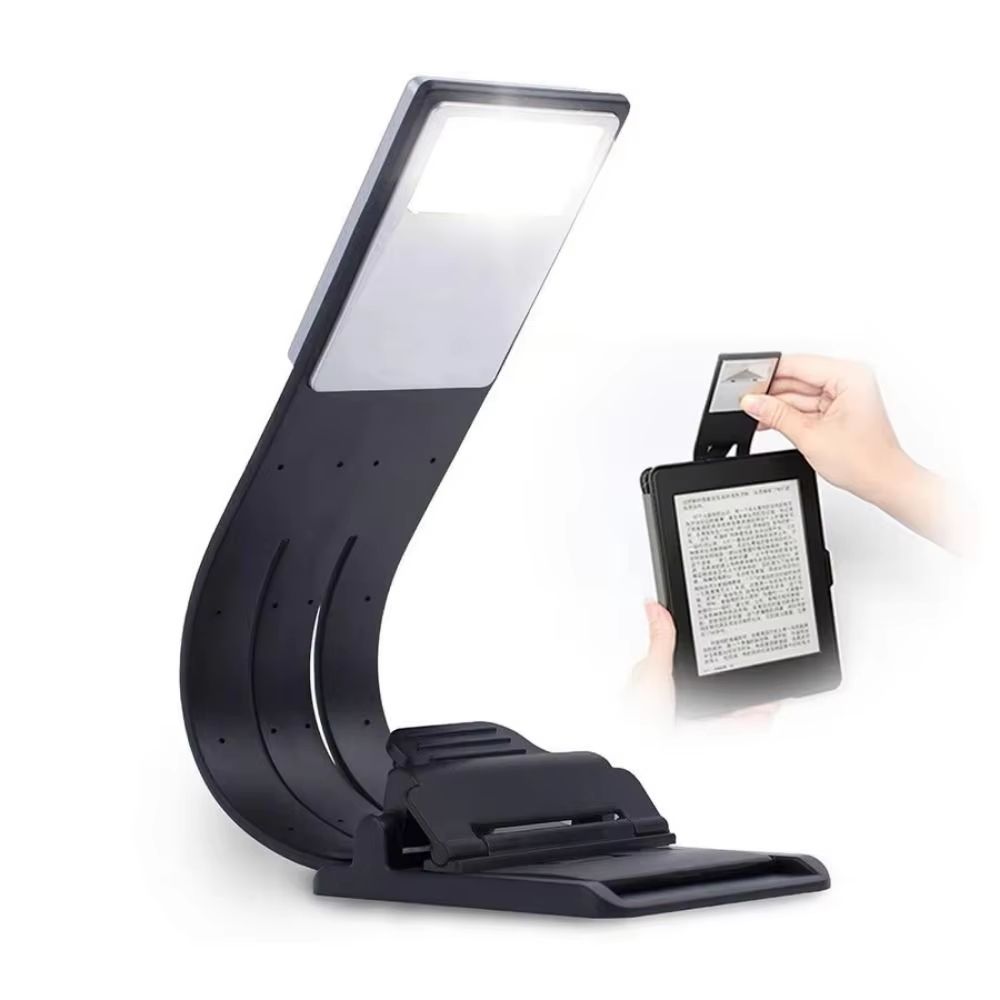 Portable Clip On LED Reading Light Eye Protection Book Light with USB Rechargeable Lamp