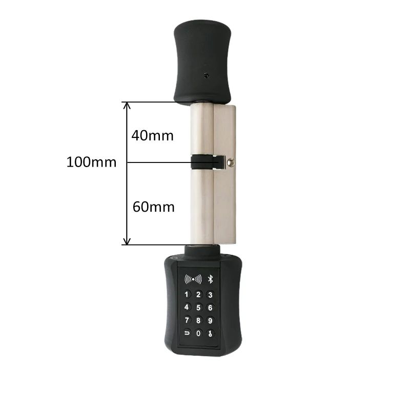 TTLock Bluetooth Smart Cylinder Lock, WiFi Smart Security Lock, APP Keypad Code, RFID Card Keyless Entry