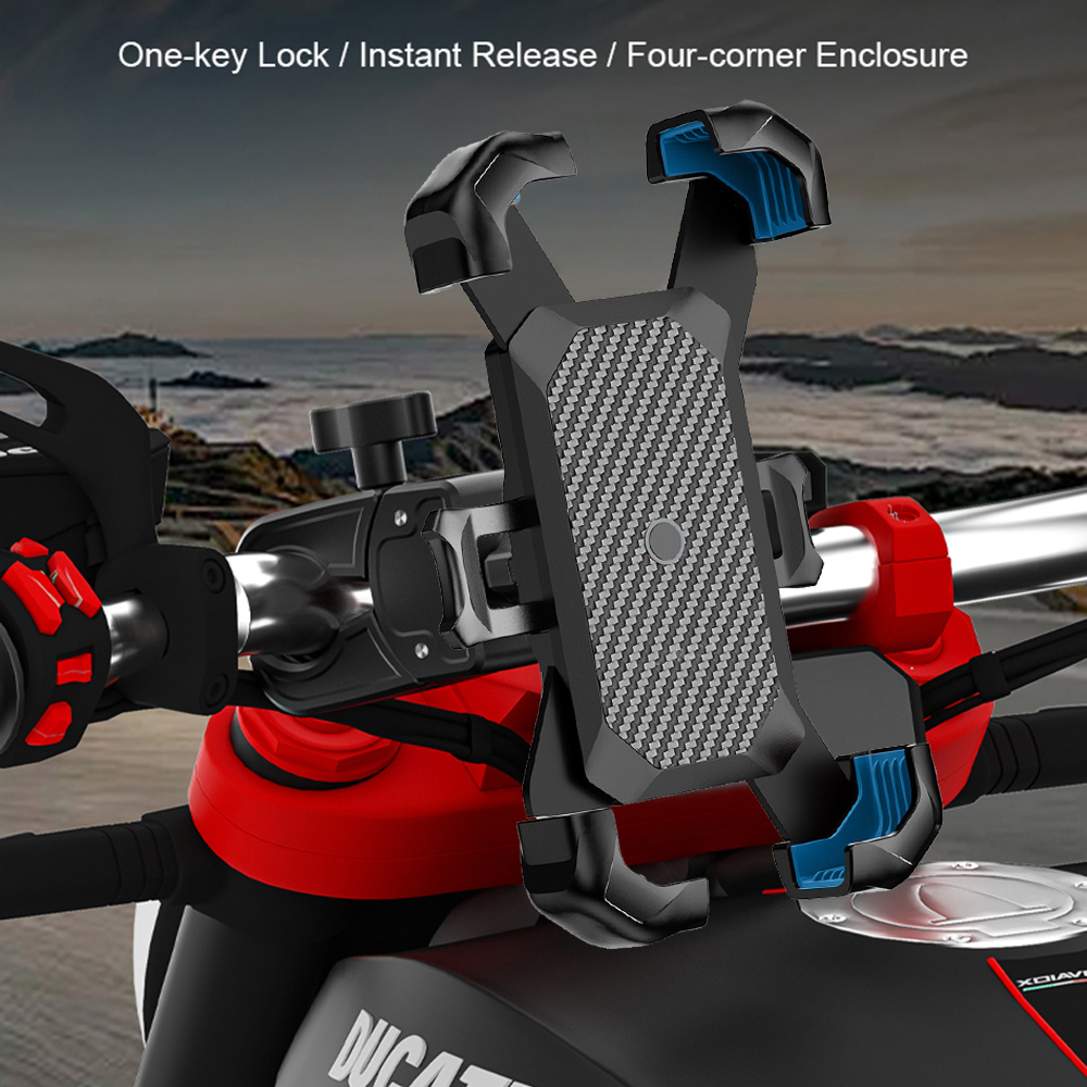 Rotating Handlebar Phone Mount for Bike and Motorcycle