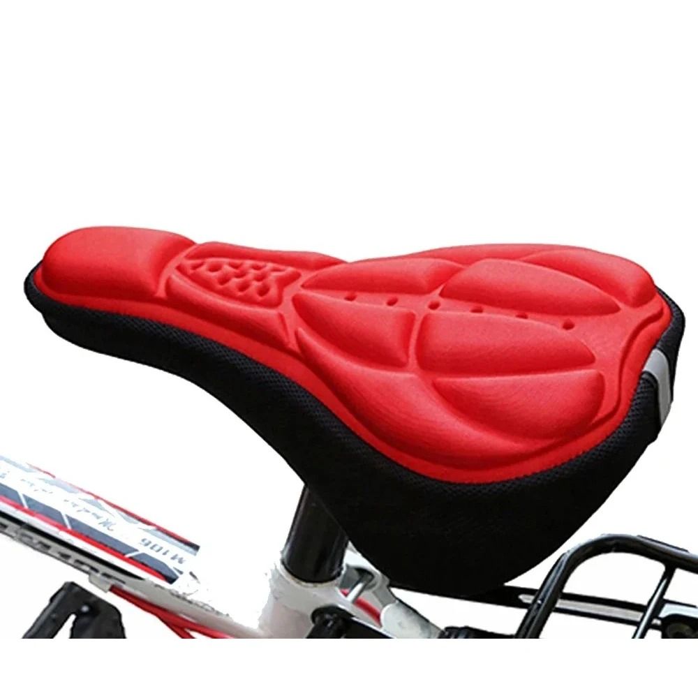 2025 Ultra-Soft 3D Cycling Seat Cover | Thickened Sponge Pad for MTB & Road Bikes