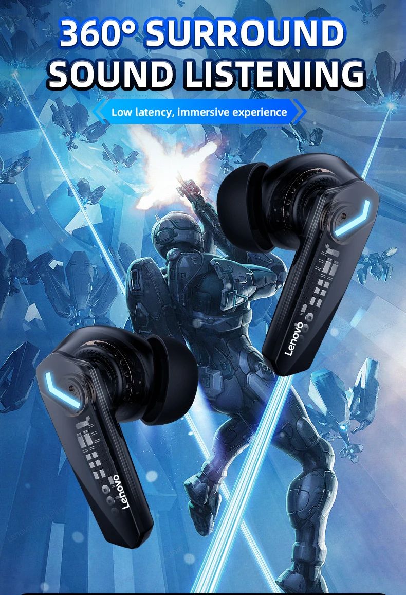Lenovo GM2 Pro Wireless Gaming Earbuds