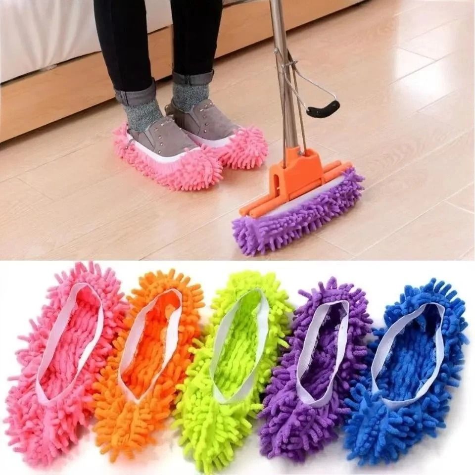 Dust Cleaner Grazing Mop Slippers