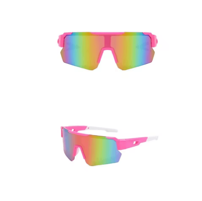 AeroShield Pink UV Protection Cycling Sunglasses