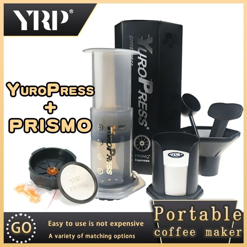 Portable Espresso Coffee Maker with French Press Air Press Design