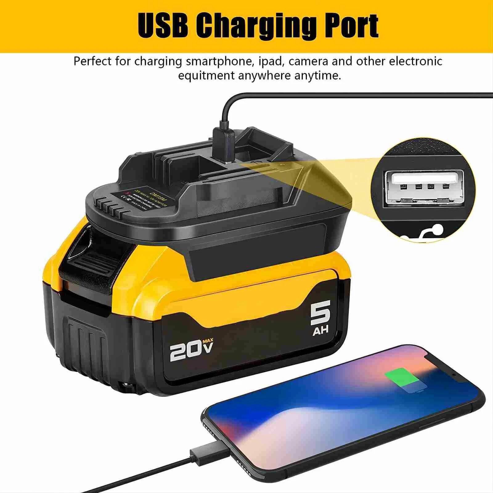 USB Battery Adapter to Tool Converter High Efficiency & Compatibility
