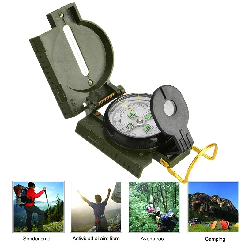 Portable Compass for Outdoor Adventures  Precision Navigation for Hiking, Camping, and Survival Trips