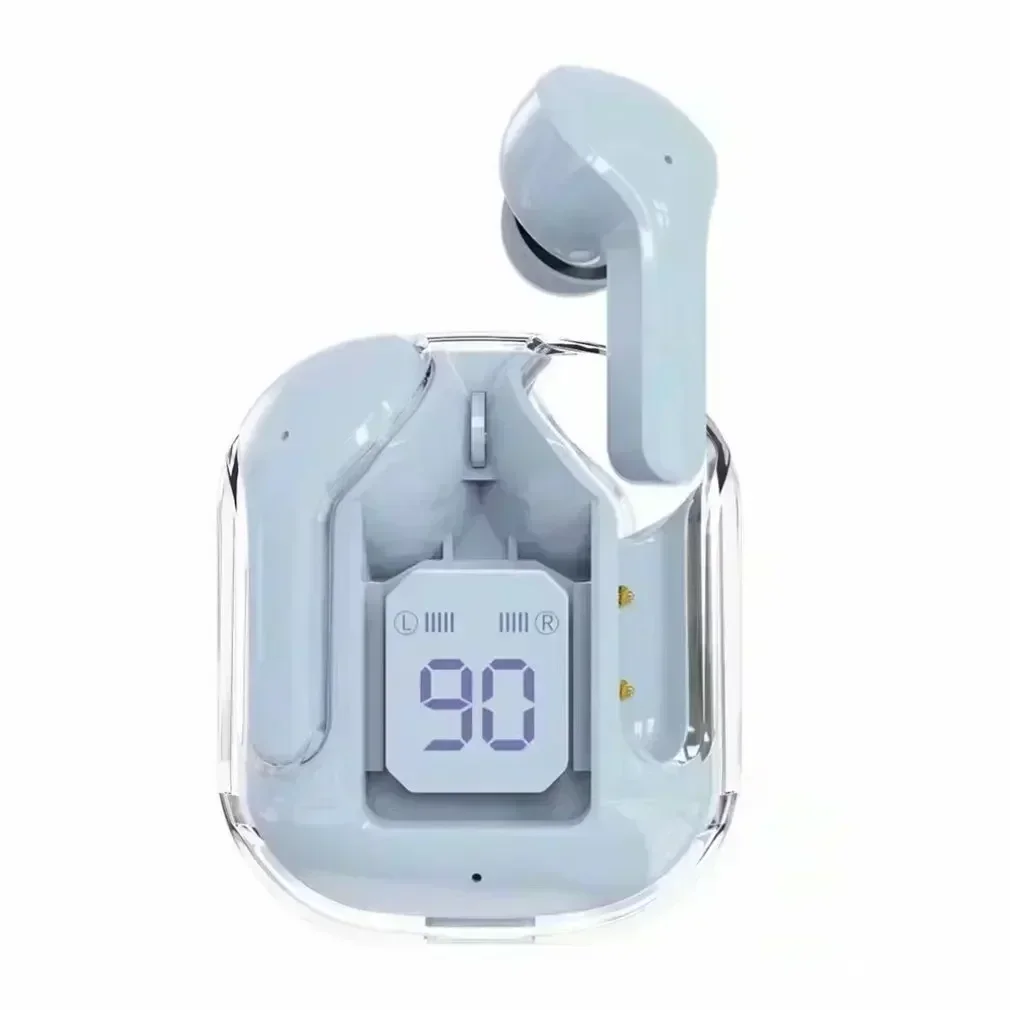 Transparent Wireless Earbuds Bluetooth TWS Earbuds with HiFi Sound