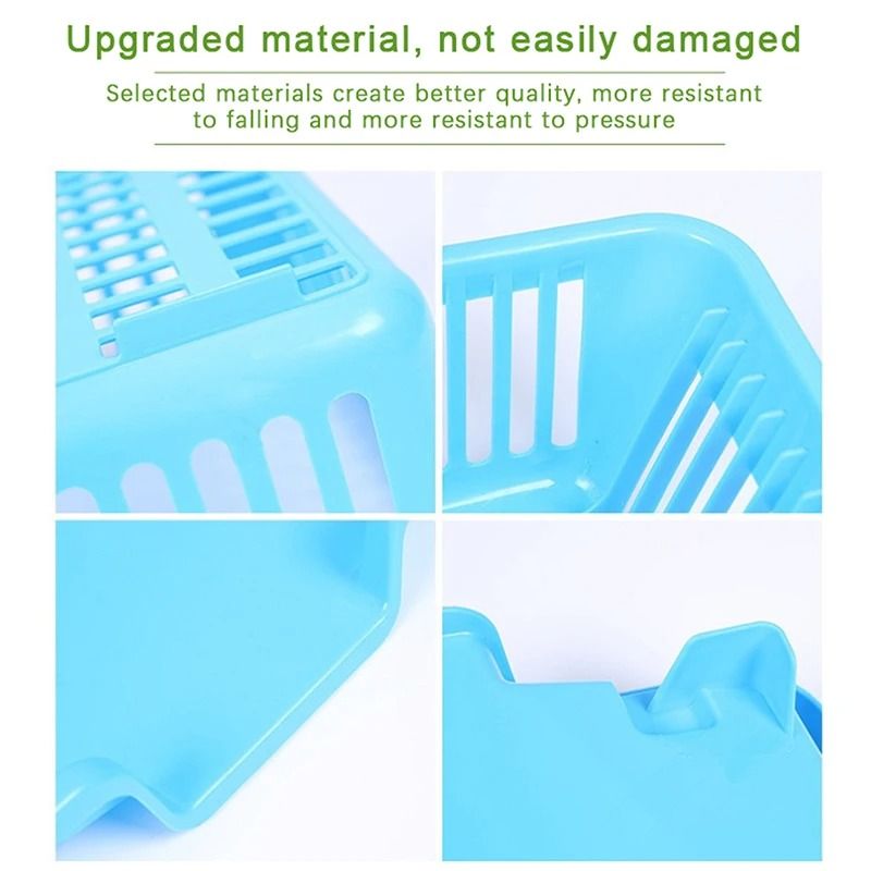 ClearFlow Kitchen Countertop Dish Drying Rack with Drainer Board
