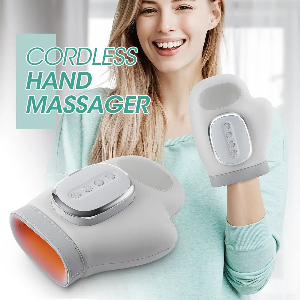 AirFlow Pro Hand Massager – Cordless hand massager for carpal tunnel with Heat, Compression & Vibration Therapy