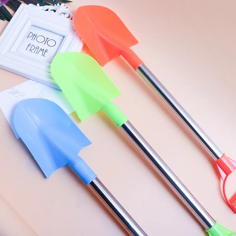 Kids Beach Shovel Stainless Steel Sand Digging Toy Durable Outdoor Play Tool