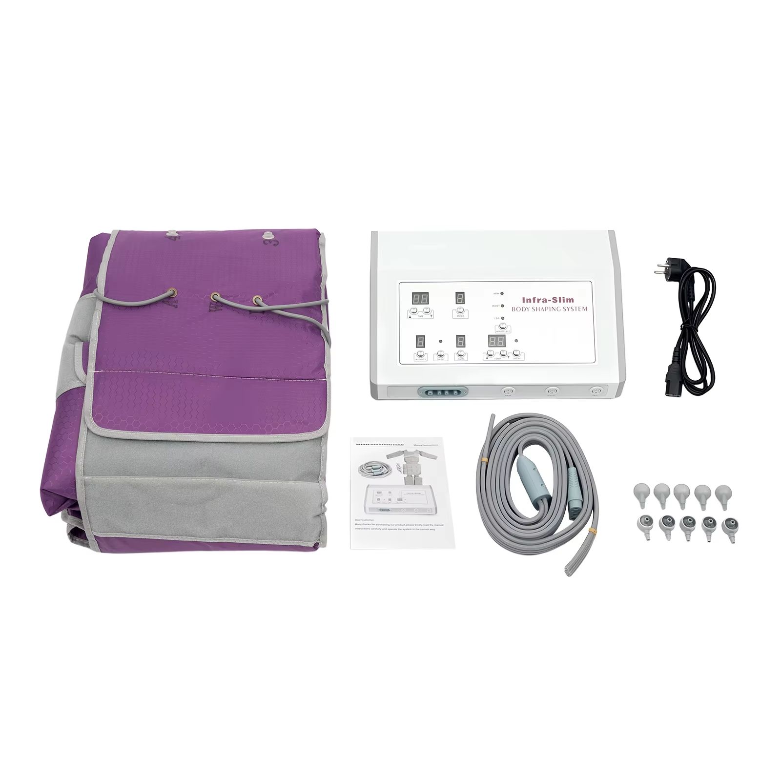 Full Body Air Pressure Slimming Suit Pressotherapy Machine with Infrared Heat and 7 Levels