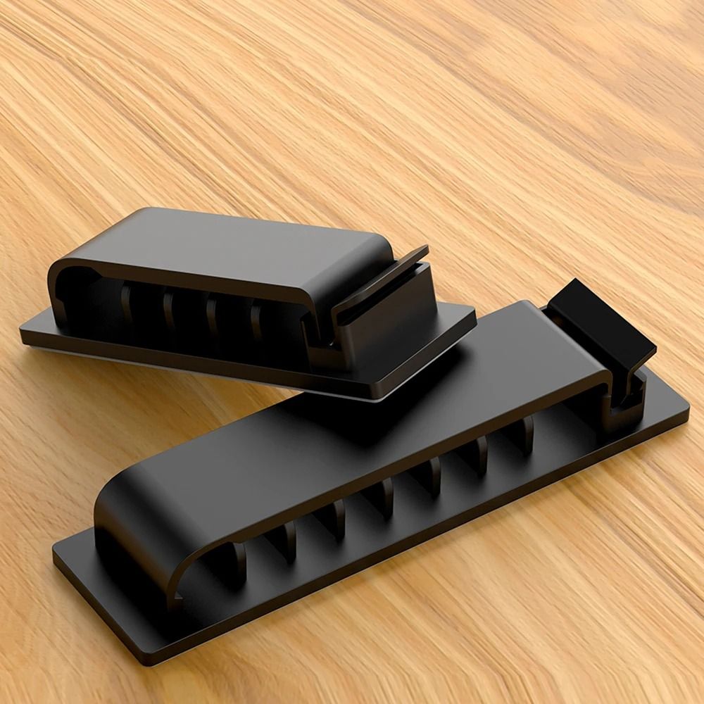 Multi-Slot Silicone Cable Organizer – High-Performance Self-Adhesive Wire Holder for Home & Office