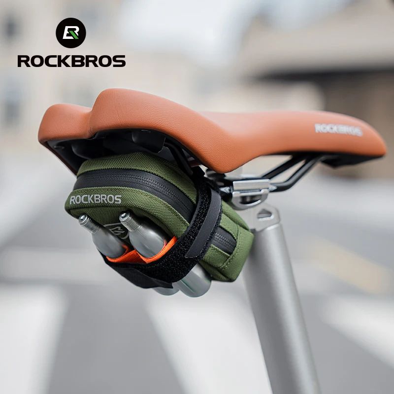 ROCKBROS 0.35L mini bike saddle bag Lightweight Portable Cycling Storage Pouch
