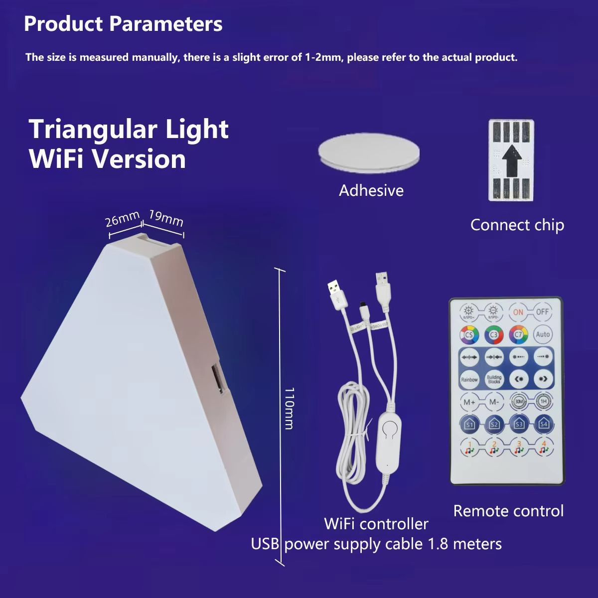 QuantumTriangle Pro Smart Ambient Wall Light Panel Set