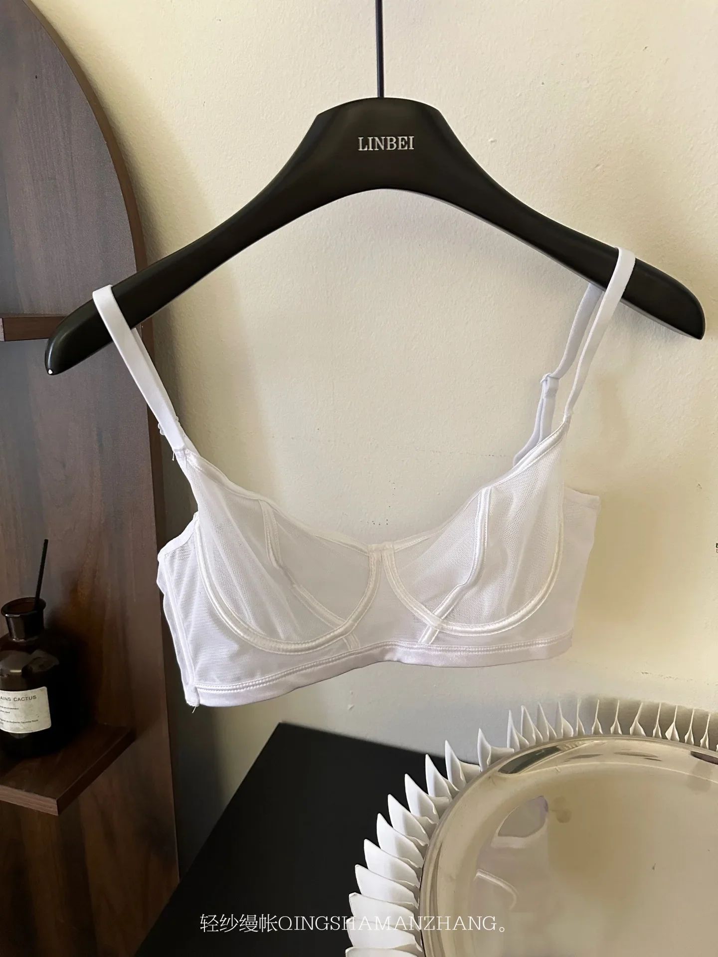 Transparent Ultra-Thin Lace Strapless Bra – Sexy Embroidered Underwire Lingerie