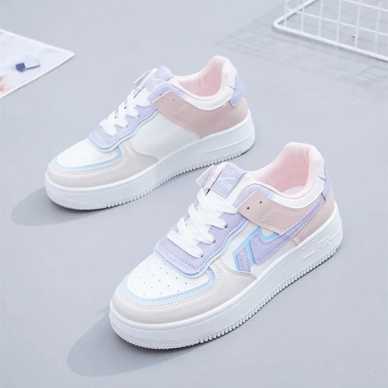 Lace Up Thick Soled Casual Running Sneakers for Everyday Wear