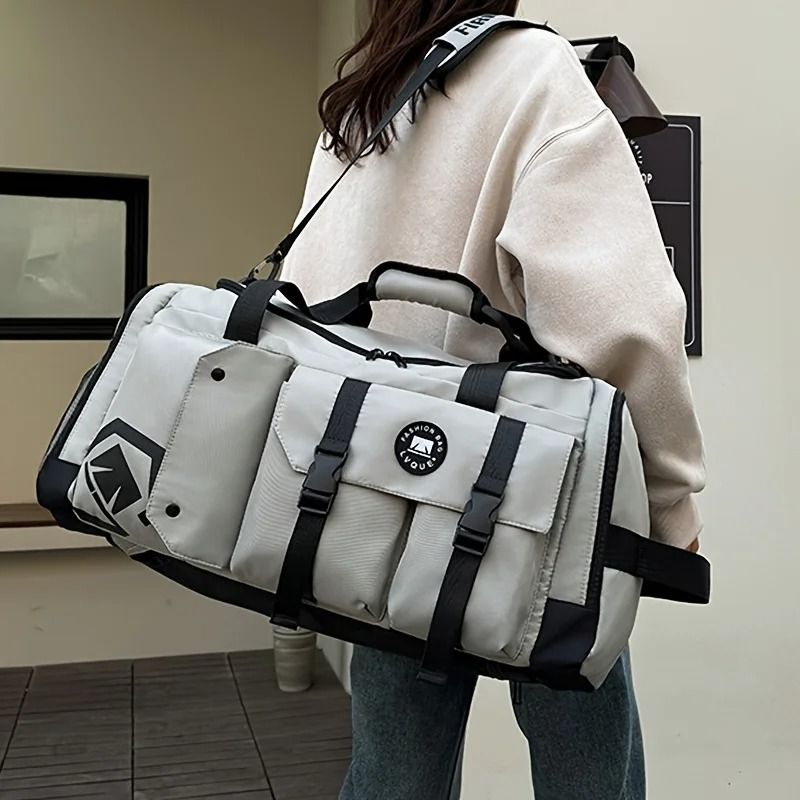 Large Travel Backpack Wet Dry Separation Gym Backpack with Shoe Compartment