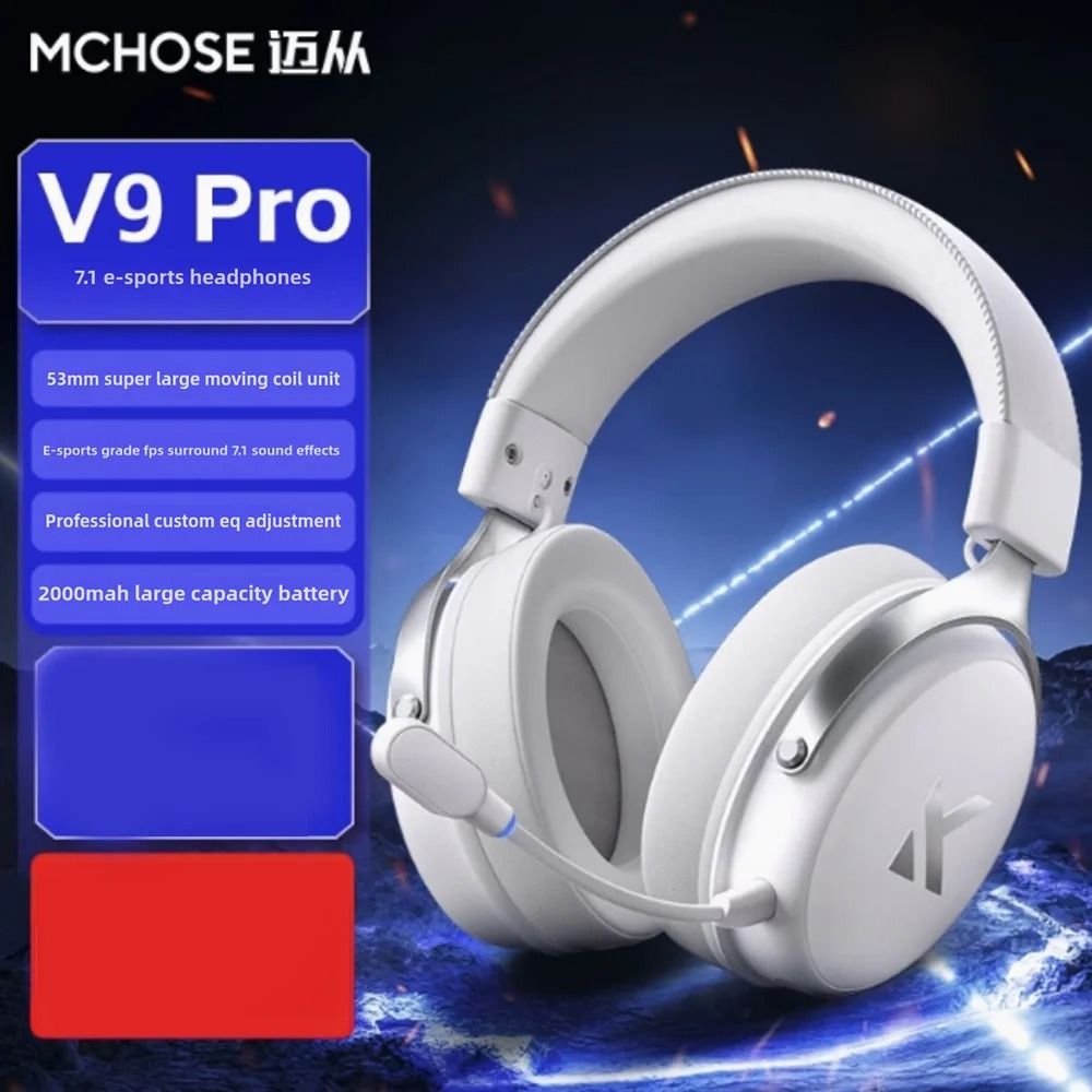 Smart Tri Mode Gaming Headphone Hi Res Music Active Noise Reduction Headset