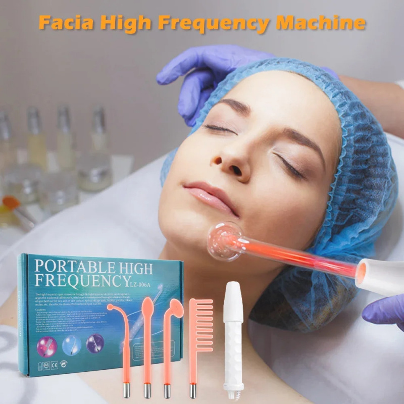 High-Frequency Facial Wand for Acne Treatment Portable Neon Wand for Skin Therapy