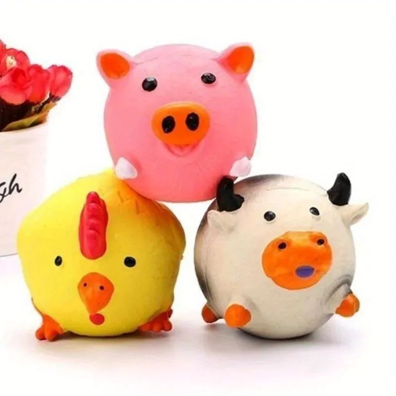 Animal Shaped Squeaky Dog Chew Toys
