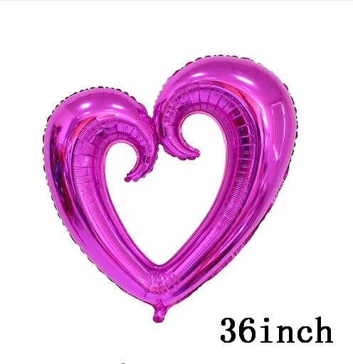 Love Heart Bear Foil Balloon Valentines Day Party Decor Wedding Decorations Kids Toy Helium Balloon