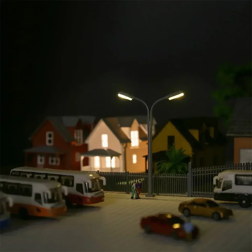 Mini LED Street Lamp Model Train and Dollhouse Lighting Set
